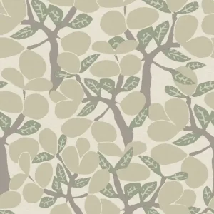 Beige Vliestapete, Zweige, Bäume, BA26050, Brazil, Decoprint Ausverkauf
