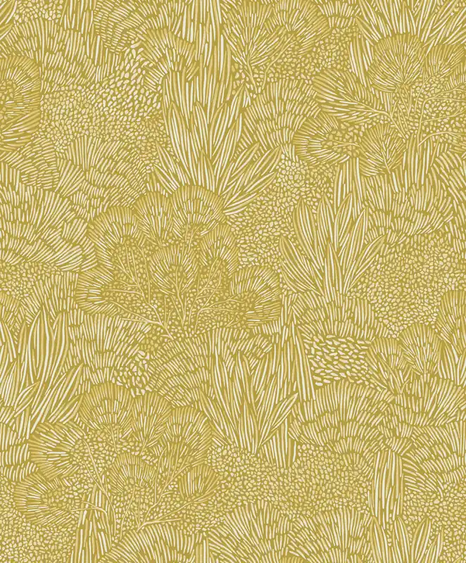 Kracherpreis Goldgelbe Vliestapete, Landschaft, Bäume, BA26061, Brazil, Decoprint