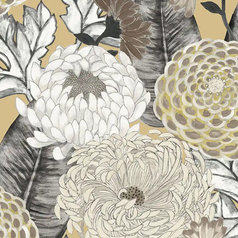 Tapete mit großen Blumen BR24031, Breeze, Decoprint Neu