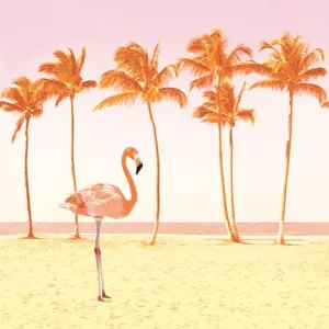 Ausverkauf Fototapete Palmen, Flamingo 364146, Wallpower Junior, Eijffinger