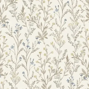 Mega-Angebot Vliestapete, braungrau, Blumen, PH3205, Perfect Harmony, Grandeco