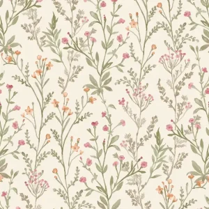 Preisreduziert Vliestapete, braun-grün, Blumen, PH3207, Perfect Harmony, Grandeco