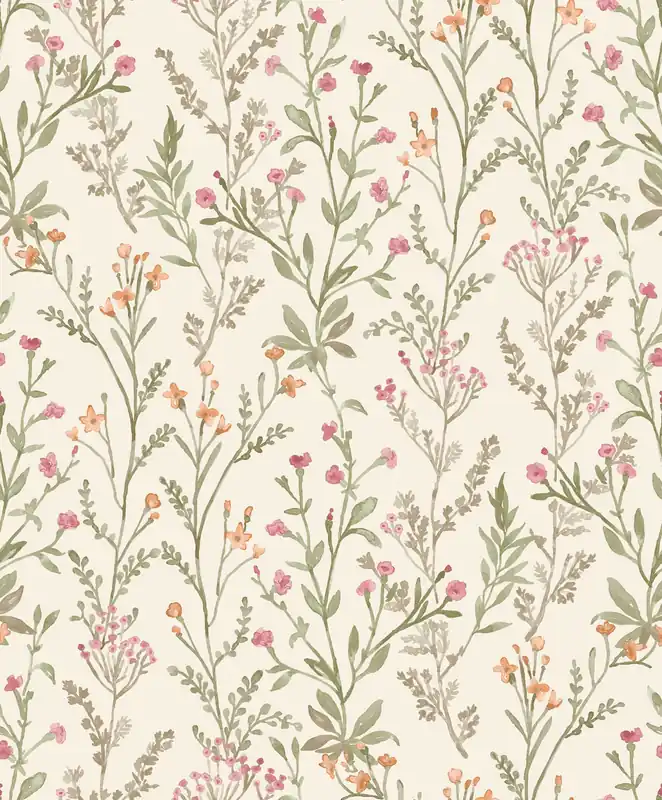 Preisreduziert Vliestapete, braun-grün, Blumen, PH3207, Perfect Harmony, Grandeco
