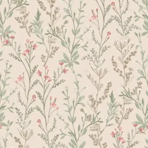 Vliestapete, rosa, Blumen, PH3210, Perfect Harmony, Grandeco Highlight