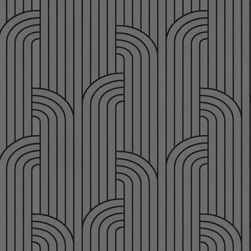 Echt Graue Luxustapete mit geometrischen Mustern Z76005, Vision, Zambaiti Parati