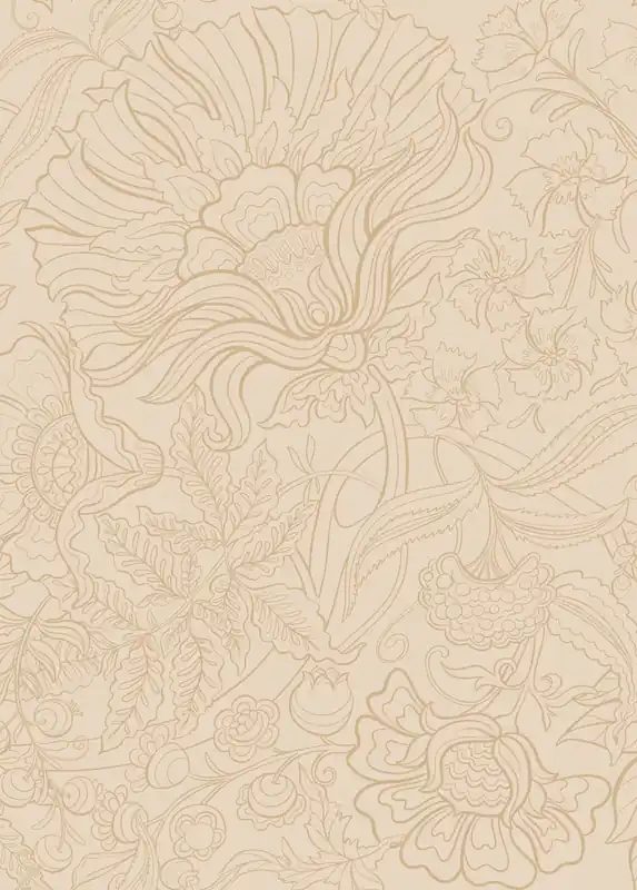 Aktuell Florale Vlies-Fototapete, beige, 159411, Bloom, Esta Home