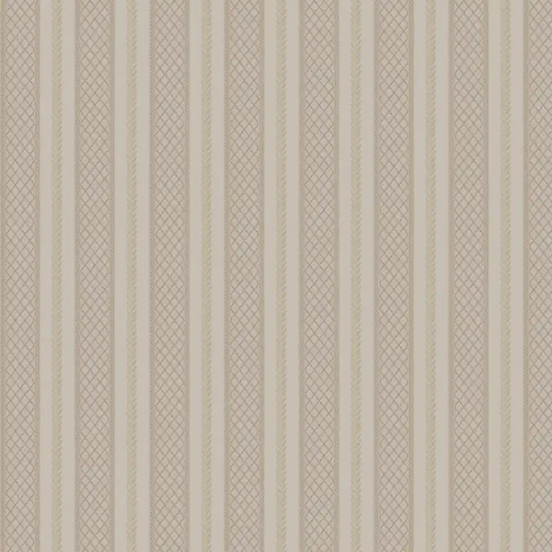 Beige gestreifte Tapete, Z66850, Satin Flowers, Zambaiti Parati Finale Aktion