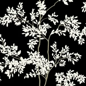 Angebot Schwarz-weiße Vliestapete mit Zweigen, BL1804, Blooms Second Edition Resource Library, York