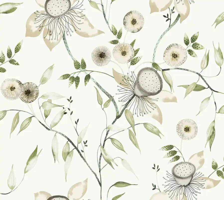 Kracherpreis Florale Vliestapete, BL1793, Blooms Second Edition Resource Library, York