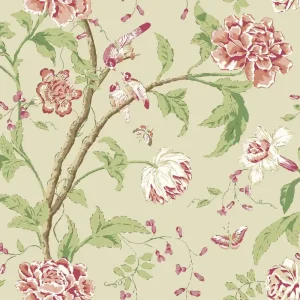 Abverkauf Beige Vliestapete, blühende Zweige, BL1781, Blooms Second Edition Resource Library, York