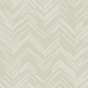 Angebot Creme-goldene geometrische Tapete, MD7225, Modern Metals, York