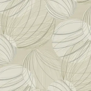 Beige geometrische 3D-Tapete, EV3908, Candice Olson Casual Elegance, York Kracherpreis