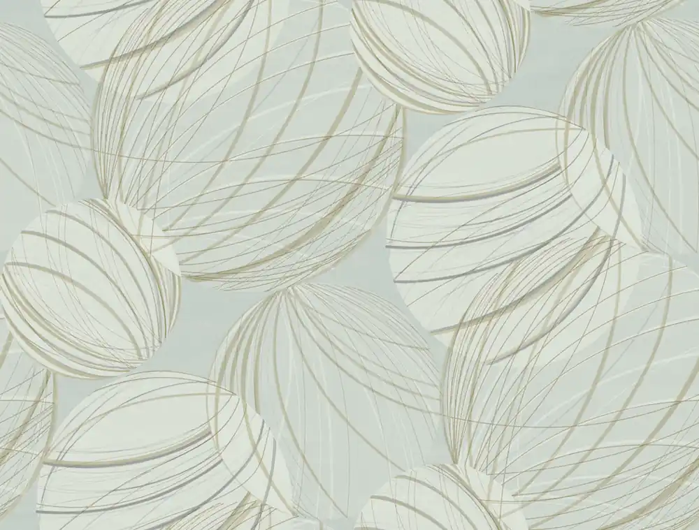 Graublaue geometrische 3D-Tapete, EV3905, Candice Olson Casual Elegance, York Bestseller