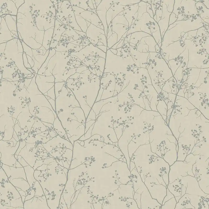 Heißes Angebot Grau-beige Tapete, silberne Zweige DD3815, Dazzling Dimensions 2, York
