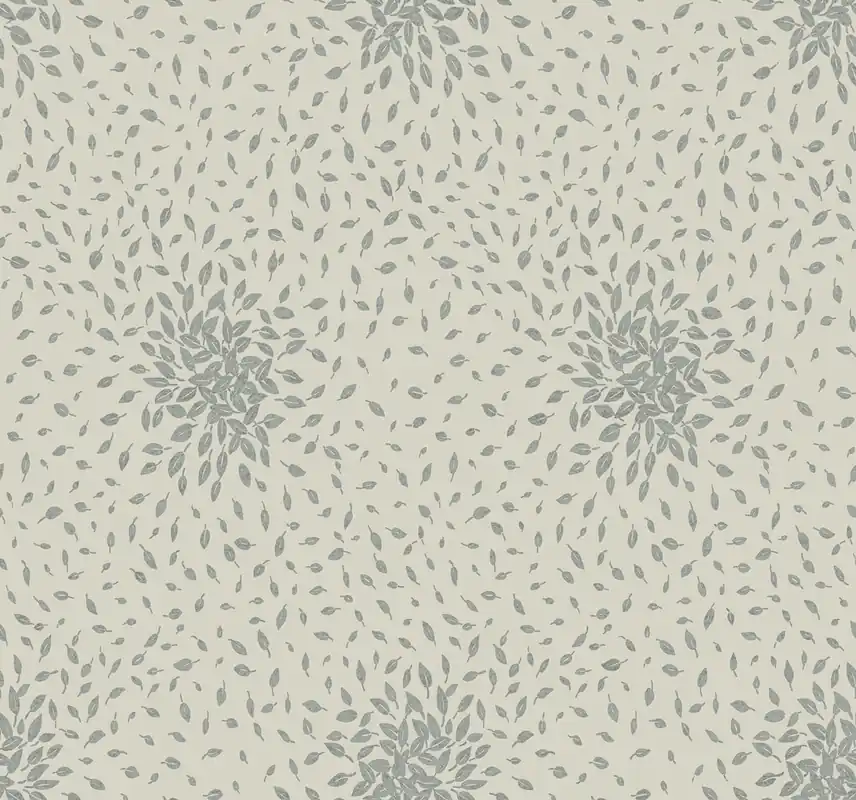 Beige-silberne Tapete mit Blättern, MD7105, Modern Metals, York Wochenendangebot