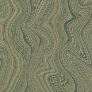 Vliestapete, Linien, grün-gold, SO27054, Soleado, Decoprint Meistverkauft