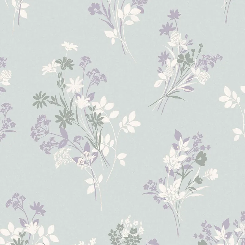 Türkise florale Vliestapete, 119857, Laura Ashley 3 Sonderaktion