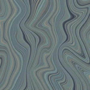 Vliestapete, Linien, blau-grün, SO27051, Soleado, Decoprint Beliebt
