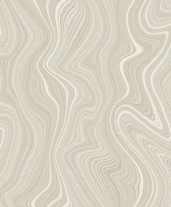Echt Vliestapete, Linien, grau-beige, SO27053, Soleado, Decoprint