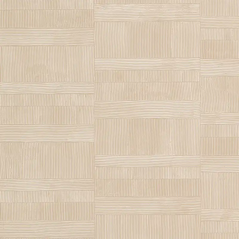 Geometrische Luxustapete beige 64604, Materea, Limonta Mega-Angebot