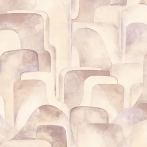 Beige Vliestapete mit geometrischem Muster, Z77540, Savana, Zambaiti Parati Neuheit