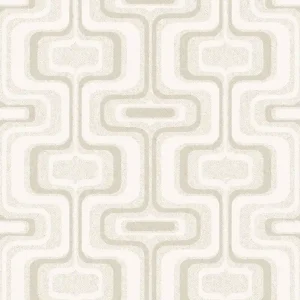 Beige geometrische Vlies-Retro-Tapete, Z77525, Savana, Zambaiti Parati Sale
