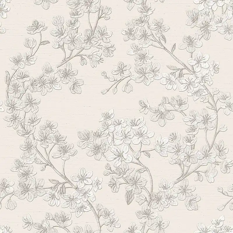 Knallerangebot Cremefarbene Luxustapete Blumen GR322201, Grace, Design ID