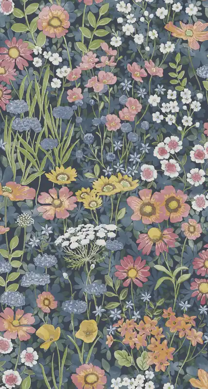 Preis Gesenkt Blaue florale Vliestapete, 120629, Retreat, Graham&Brown Premium