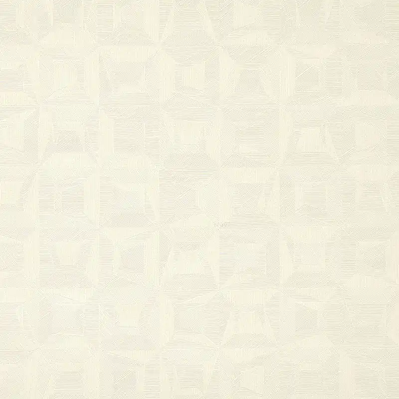 Weiße Tapete mit geometrischen Mustern 31901, Textilia, Limonta Neuheit