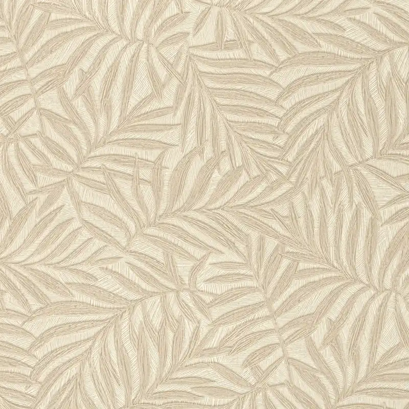 Sichere Zahlung Beige Tapete, Natur - Blätter 31804, Textilia, Limonta