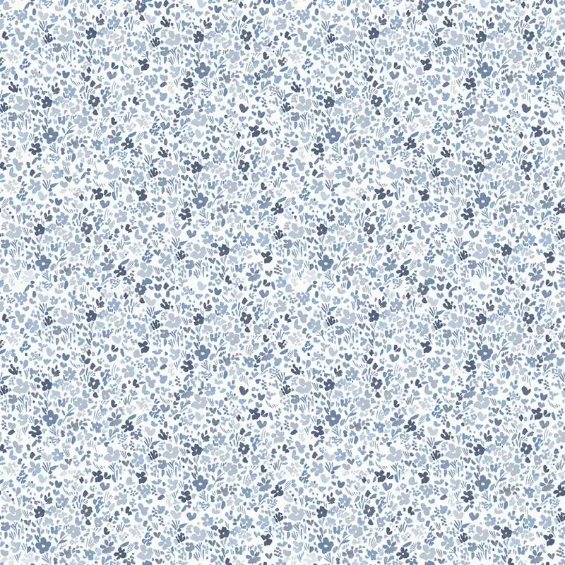 Meistverkauft Blau-weiße Blumentapete, MG56668, Mika, ICH Wallcoverings
