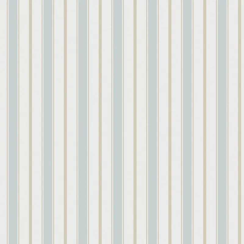 Schneller Versand Vliestapete, blau-beige, Streifen, 9816-5, Essential Stripes, ICH Wallcoverings