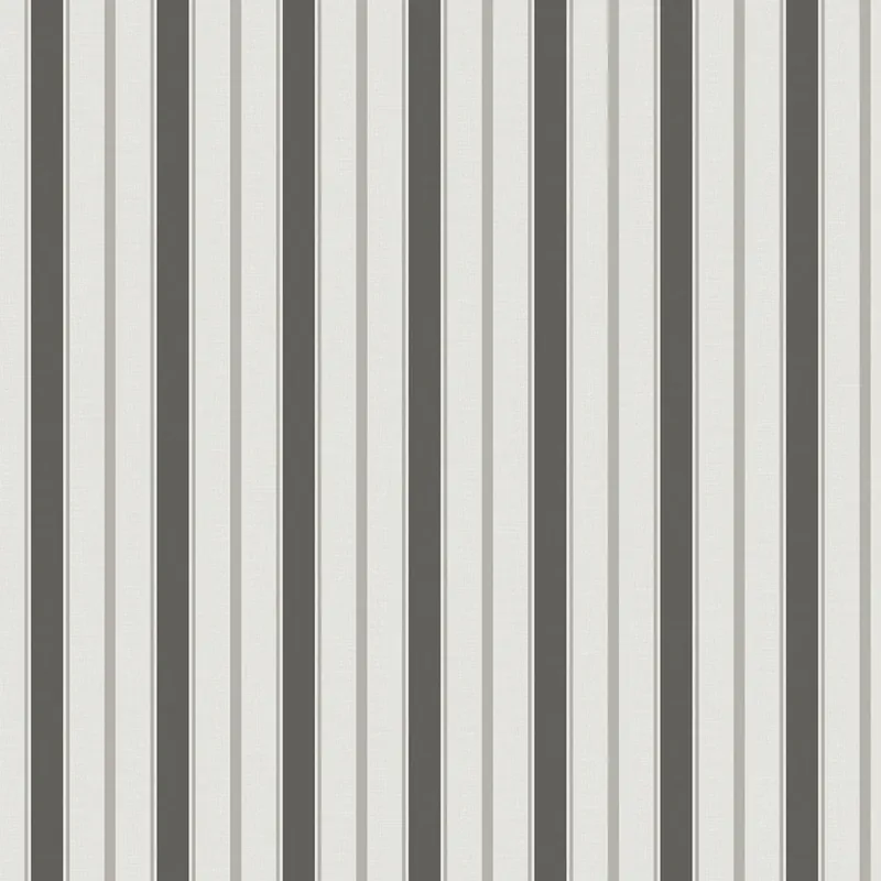 Direkt Vom Hersteller Vliestapete, grau-schwarz, Streifen, 9816-4, Essential Stripes, ICH Wallcoverings
