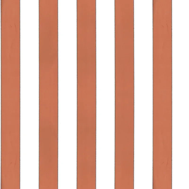 Geprüft Vliestapete, orange-weiß, Streifen, 5060-3, Essential Stripes, ICH Wallcoverings