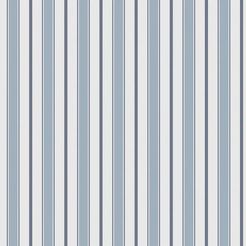 Preis Gesenkt Vliestapete, blau, Streifen, 9816-2, Essential Stripes, ICH Wallcoverings