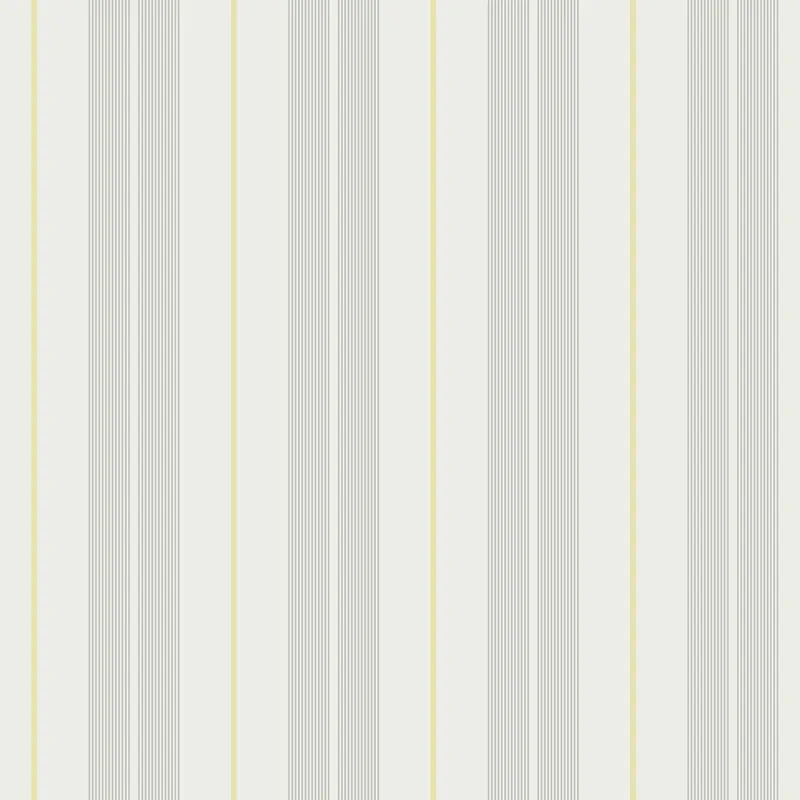 Must-Have Vliestapete, grau-gelb, Streifen, 9815-4, Essential Stripes, ICH Wallcoverings