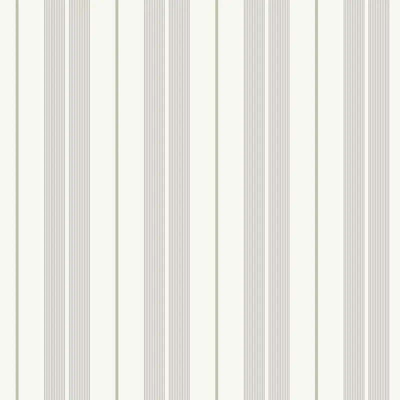 Knallerangebot Vliestapete, grau-grün, Streifen, 9815-5, Essential Stripes, ICH Wallcoverings
