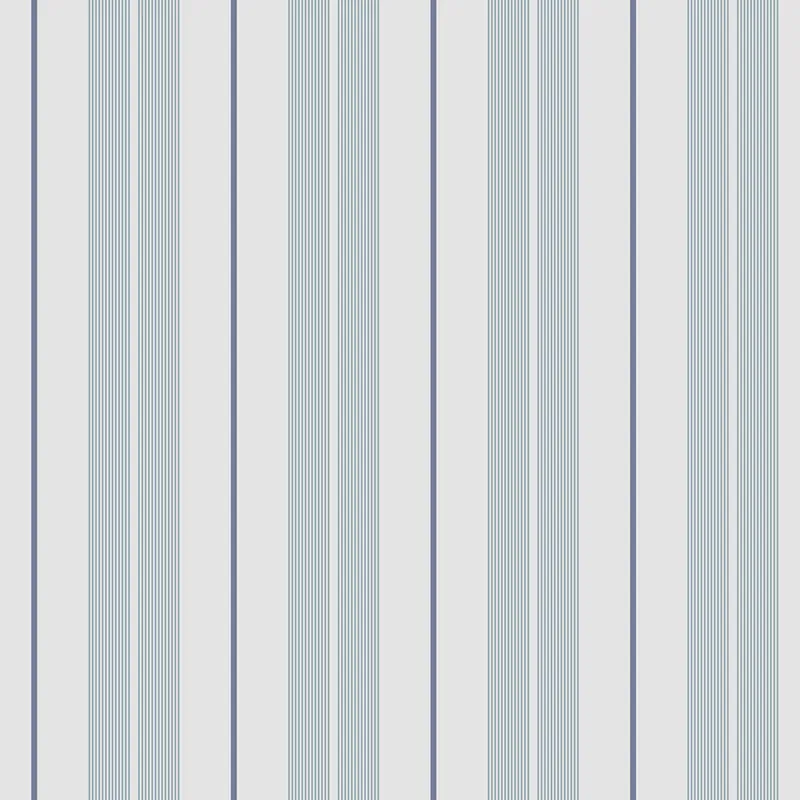 Vliestapete, blau, Streifen, 9815-6, Essential Stripes, ICH Wallcoverings Top-Seller