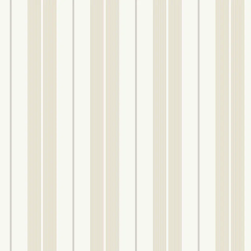 Echt Vliestapete, beige, Streifen, 9815-2, Essential Stripes, ICH Wallcoverings