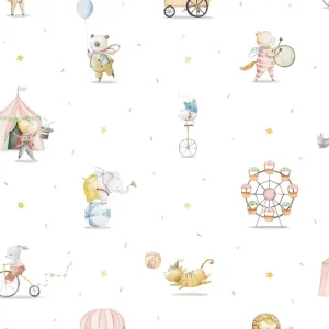 Kindertapete mit Tieren, 971-1, Mika, ICH Wallcoverings Solange Der Vorrat Reicht