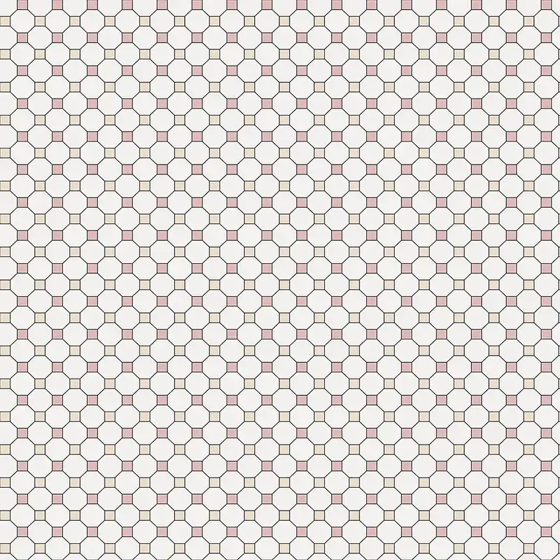 Aktuell Vliestapete, buntes Mosaik 6504-4, Batabasta, ICH Wallcoverings