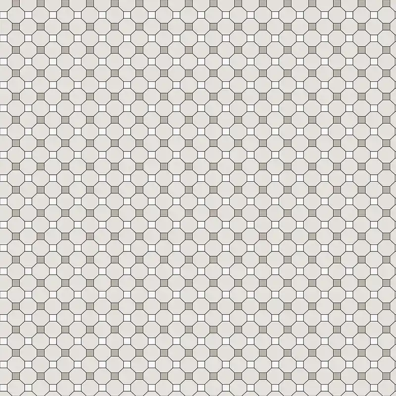 Markenprodukt Graue Tapete, Mosaik 6504-2, Batabasta, ICH Wallcoverings