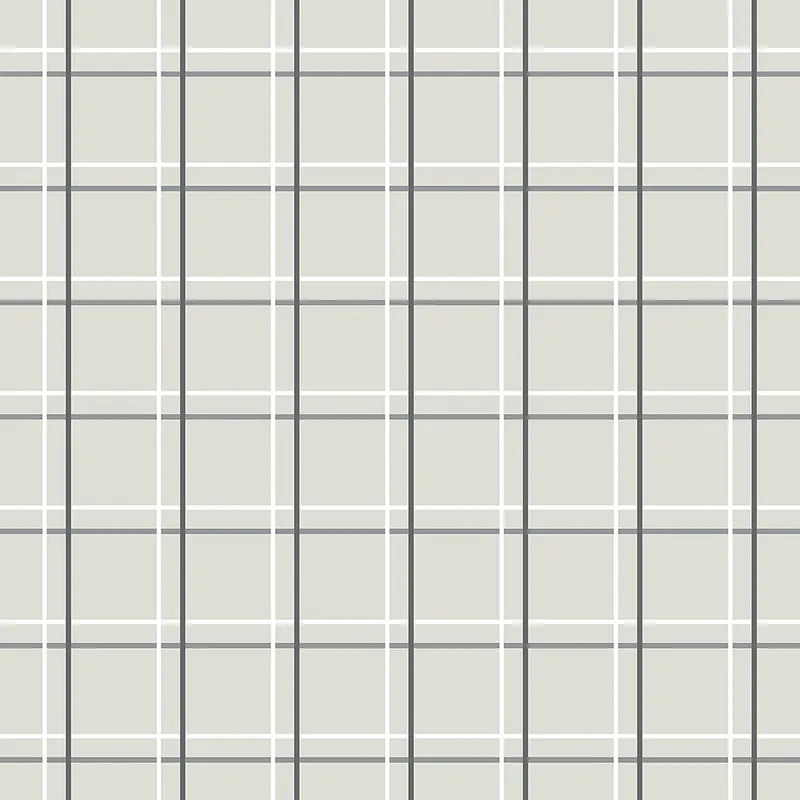Billig Graue Tapete mit geometrischem Muster, Schottenkaro 6505-2, Batabasta, ICH Wallcoverings