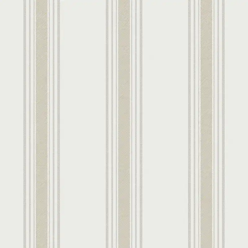 Top-Seller Vliestapete, beige, Streifen, 9810-2, Essential Stripes, ICH Wallcoverings