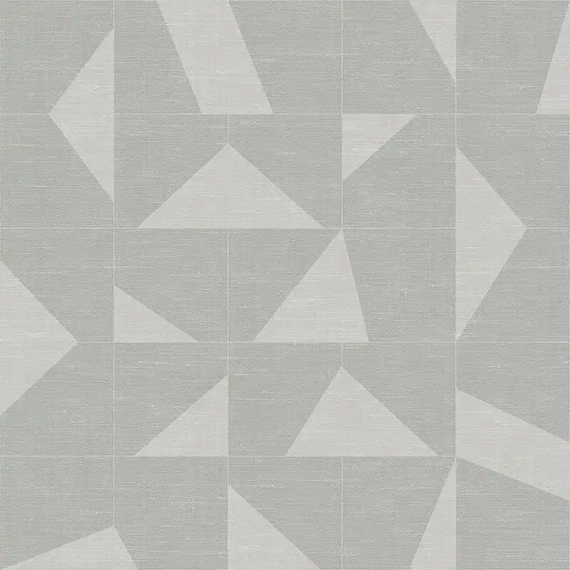 Wochenendangebot Graue Tapete mit geometrischen mustern, Stofftextur, Vliestapete 347754, Natural Fabrics, Origin