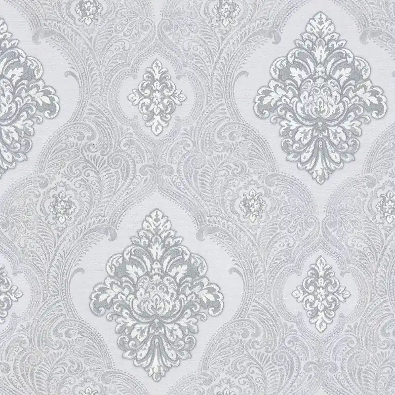 Schnäppchen Grau-silberne Luxustapete, Vliestapete 83413, Mirabilia, Emiliana Parati