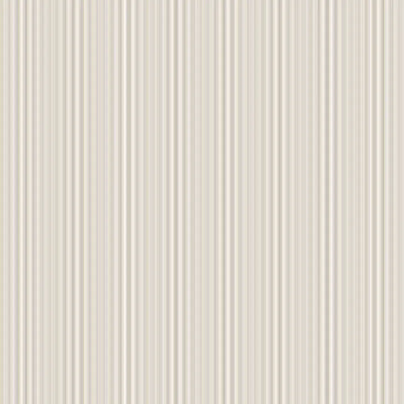 Beige gestreifte Tapete mit metallischen Streifen, Vliestapete 346808, Precious, Origin Highlight