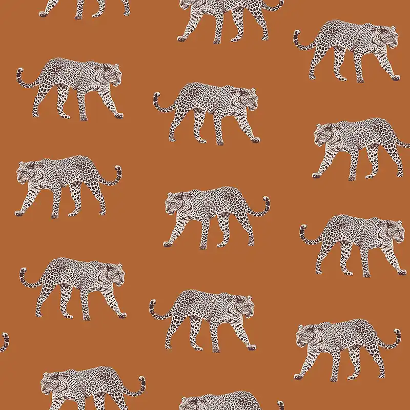 Braune Tapete mit Leoparden, Vliestapete 139178, Paradise, Esta Home Meistverkauft