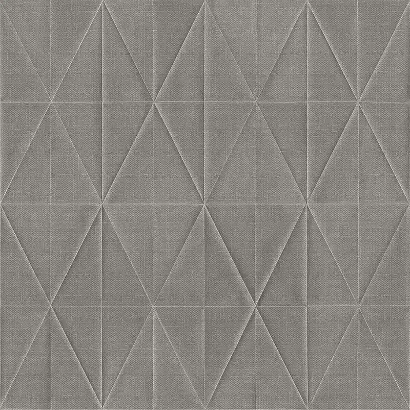 Solange Der Vorrat Reicht Graue Tapete mit geometrischen Mustern Origami, Vliestapete 148710, Blush, Esta Home