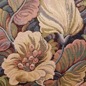 Markenware Fototapete, Nachahmung eines geblümten Wandteppichs, Tapete Wandbilder 158889, 186 x 279 cm, Blush, Esta Home